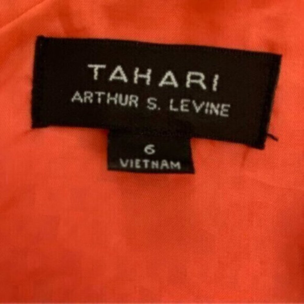 Tahari Coral sleeveless Sheath Fit & Flare Knee Length Office Dress - Picture 9 of 10